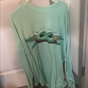 Unisex Green Star Wars: The Mandalorian Baby Yoda/Grogu Spirit Jersey